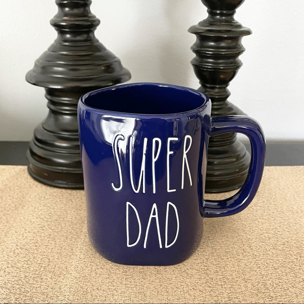 🆕Rae Dunn SUPER DAD Ceramic Mug